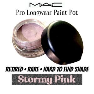 MAC PRO LONGWEAR PAINT POT PRIMER & CREAM SHADOW IN STORMY PINK DISCONTINUED New